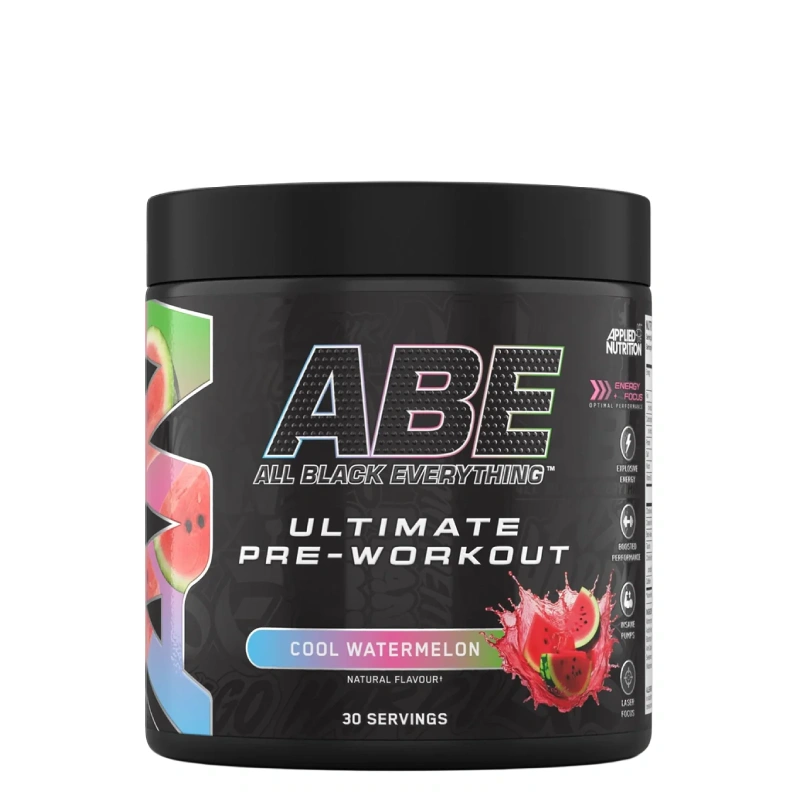 ABE ALL BLACK EVERYTHING 315g Applied Nutrition 1 ABE Applied Nutrition est Pre Workout dernière génération avec des ingrédients actifs probants pour totalement energise ta séance de musculation.