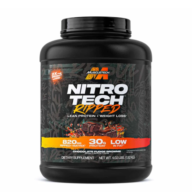 Nitro-Tech Ripped 1.8kg Muscletech 1 Nitro-Tech Ripped Muscletech | Protéine sèche et brûle-graisse efficace