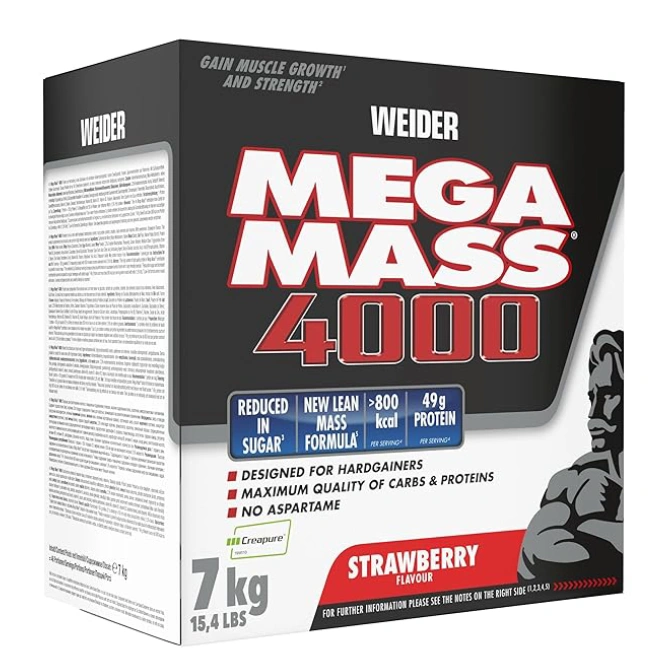 Mega Mass 4000 7KG Weider 1 Mega Mass 4000 7KG Weider
