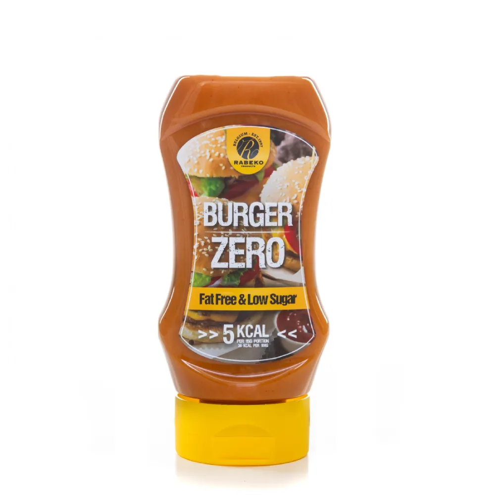 Rabeko Sirop de Burger Zero 350 ml 1 Rabeko Sirop Burger | Sauce light sans sucre