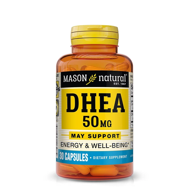 DHEA 50mg 30 Capsules Mason Vitamins 1 DHEA 50mg 30 Capsules Mason Vitamins