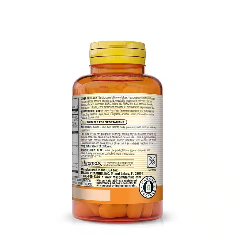 Blood Sugar Balance 30 Tablettes Mason Natural 3 Blood Sugar Balance 30 Tablettes Mason Natural