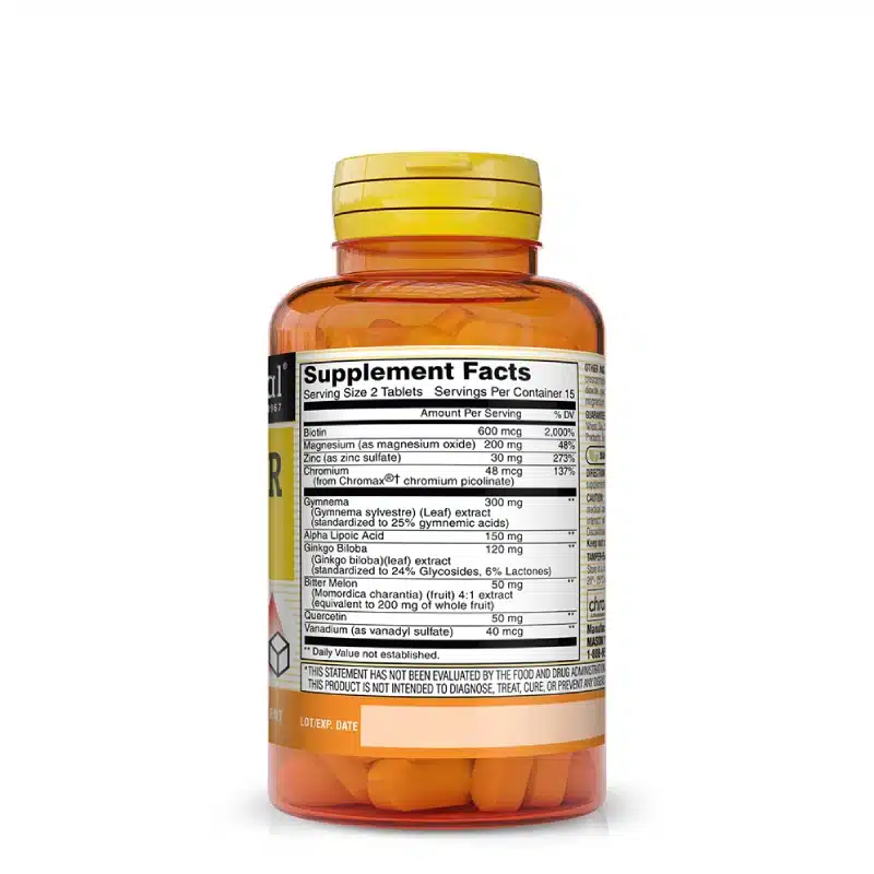 Blood Sugar Balance 30 Tablettes Mason Natural 2 Blood Sugar Balance 30 Tablettes Mason Natural