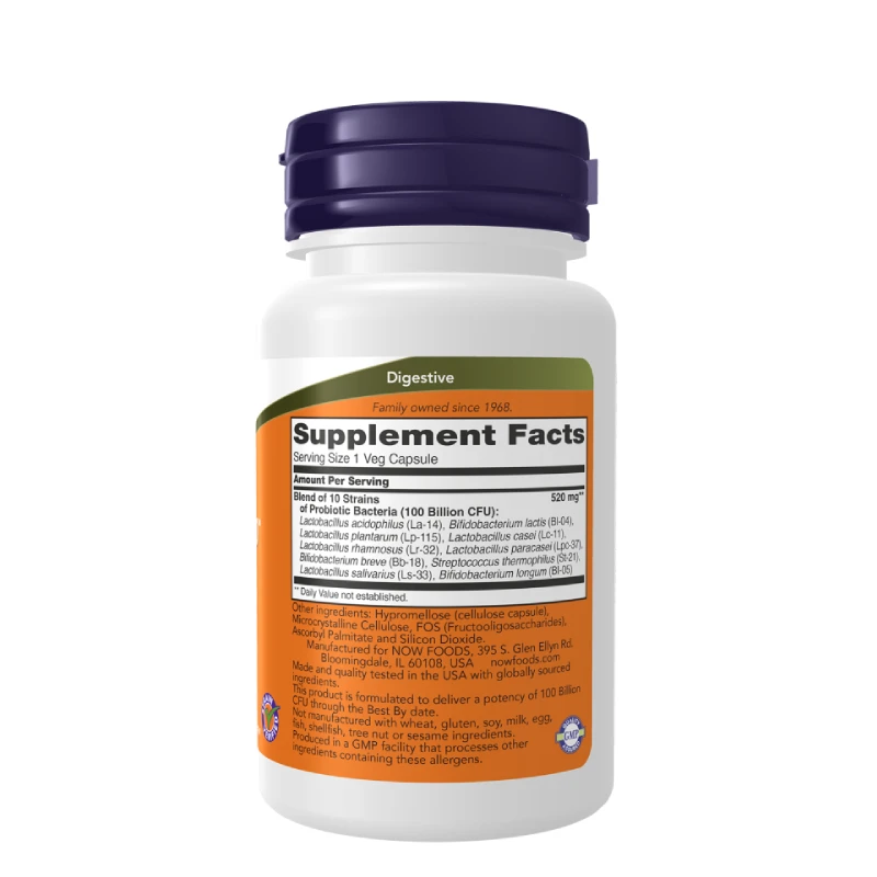 Probiotic-10™ 100 Billion 60 Veg Capsules Now 3 Probiotic-10™ 100 Billion 60 Veg Capsules Now