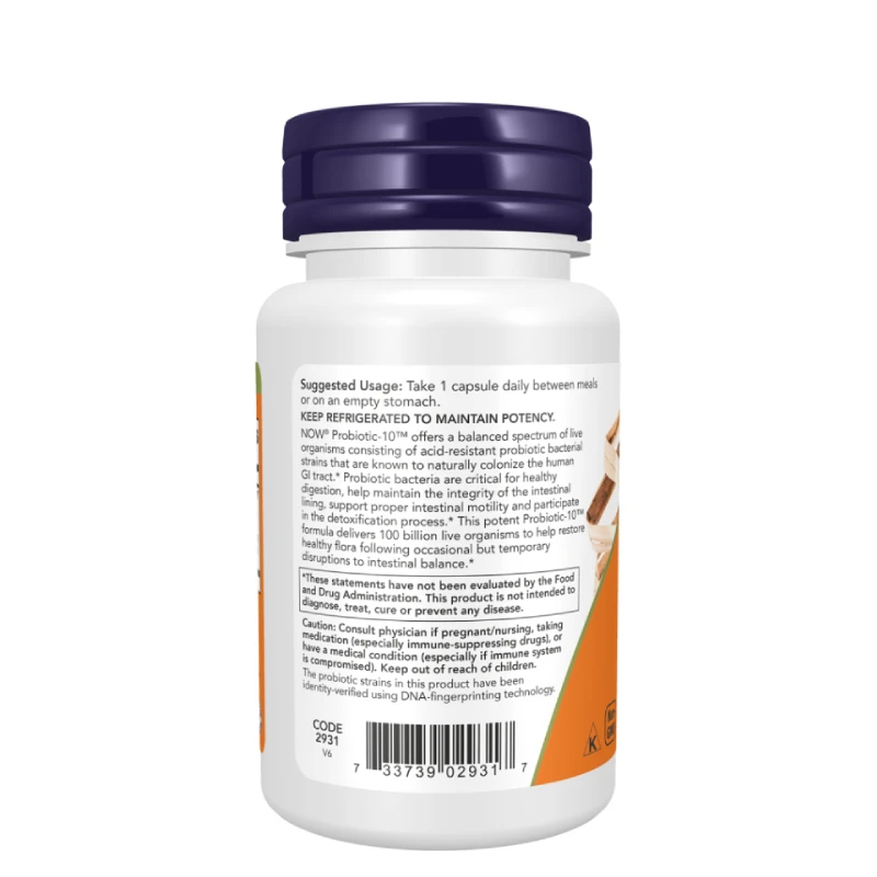 Probiotic-10™ 100 Billion 60 Veg Capsules Now 2 Probiotic-10™ 100 Billion 60 Veg Capsules Now