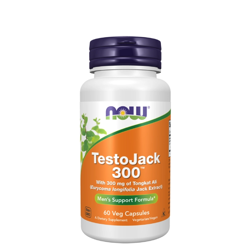 TestoJack 300 60 Veg Capsules Now Foods 1 TestoJack 300 NOW Foods – Vitalité et Performance Masculine