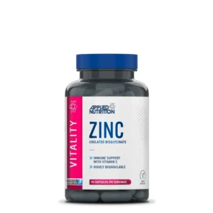 Zinc Bisglycinate Chélaté Applied Nutrition – Immunité & Vitalité