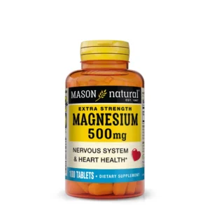 Magnesium 500mg Extra Strength Mason Natural | Muscles et Anti-Fatigue