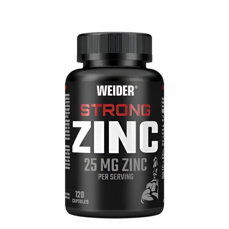 Strong Zinc 25mg 120 Capsules Weider 1 Strong Zinc Weider – Soutien Immunitaire et Santé de la Peau
