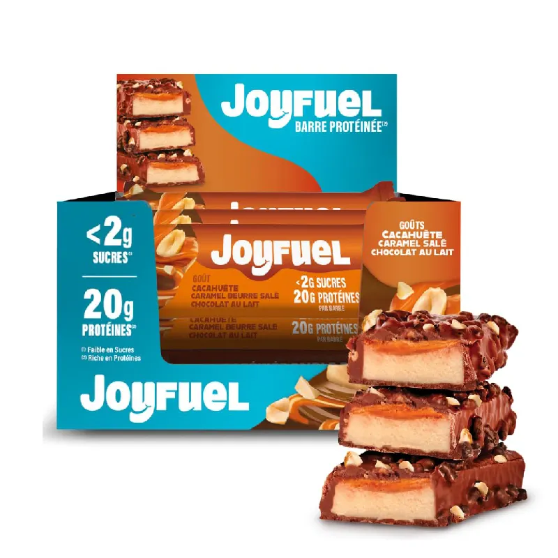 Joyfuel Protein Bar 55g x 15 1 Joyfuel Protein Bar – Barre Protéinée Gourmande et Énergétique