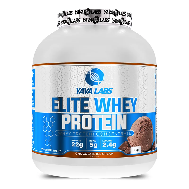 Elite Whey Protein Concentrate 2KG Yava Labs 4 Elite Whey Protein Yava Labs – Protéine Whey pour Masse et Récupération