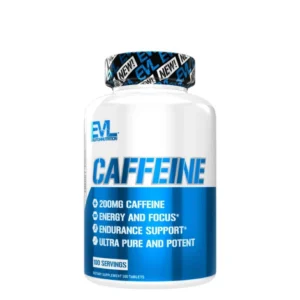 Caffeine 200mg EVLution Nutrition – Énergie et Focus Intense