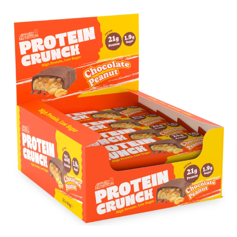 Protein Crunch Bar 12 x 62g Applied Nutrition 1 Protein Crunch Bar 12 x 62g Applied Nutrition