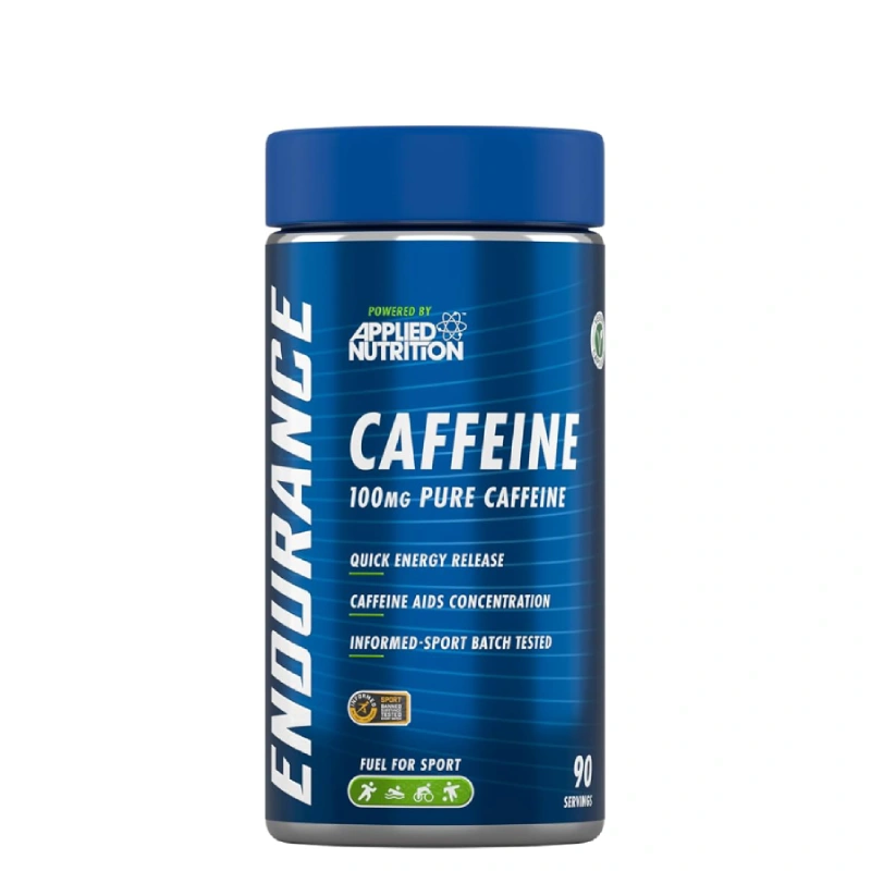 Caffeine Pure 100mg 90 Capsules Applied Nutrition 1 Caffeine Pure 100mg Applied Nutrition | Concentration et performances