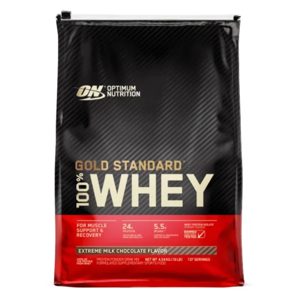 Gold Standard 100% Whey Protein 4.4KG Optimum Nutrition EXTREME MILK CHOCOLAT