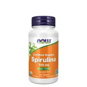 Spirulina Organic 500mg 100 Tablettes Now Foods
