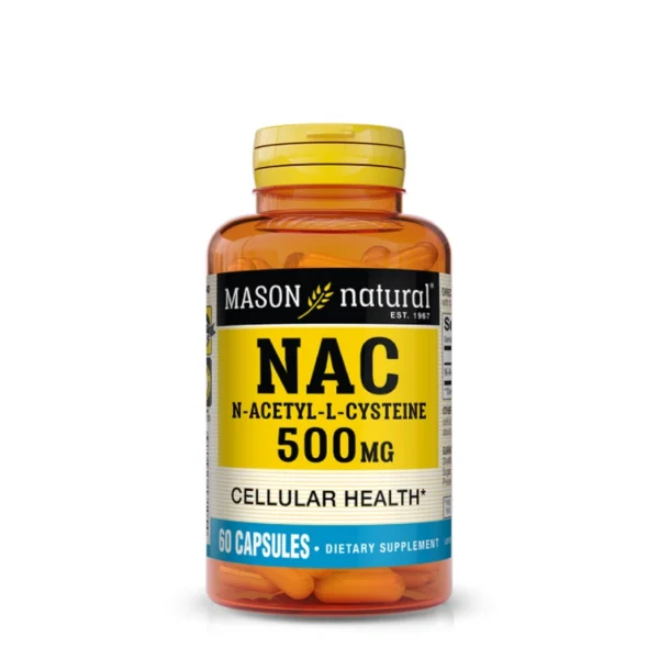 NAC 500mg Mason Vitamins – Antioxydant, Détox Foie & Santé Respiratoire