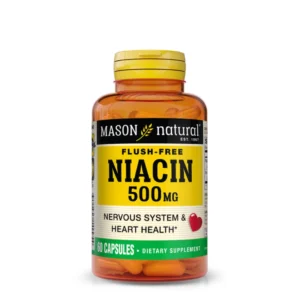 Niacin 500mg Mason Vitamins pour votre bien-être quotidien