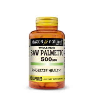 Saw Palmetto 500mg Mason Vitamins | Santé de la prostate