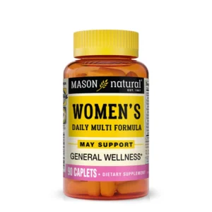 Mason Vitamins Women's Daily Multi Formula soutient l'énergie, l'immunité, la santé des os et la beauté au quotidien