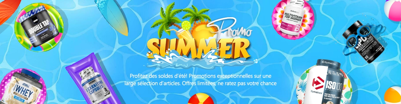 Profitez des soldes d’été ! Promotions exceptionnelles sur une large sélection d’articles. Offres limitées, ne ratez pas votre chance.