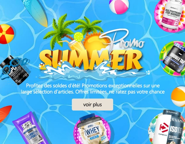 Profitez des soldes d’été ! Promotions exceptionnelles sur une large sélection d’articles. Offres limitées, ne ratez pas votre chance.