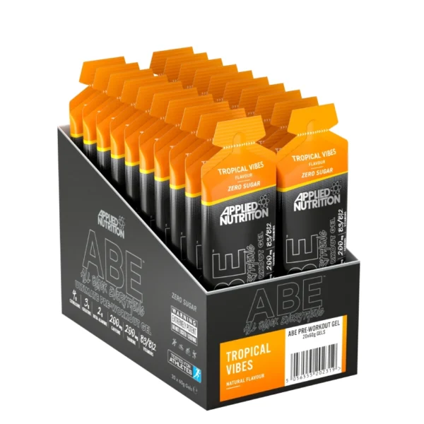 ABE Gel Applied Nutrition – Gel Pré-Workout Énergisant