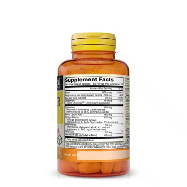 Blood Sugar Balance 30 Tablettes Mason Natural