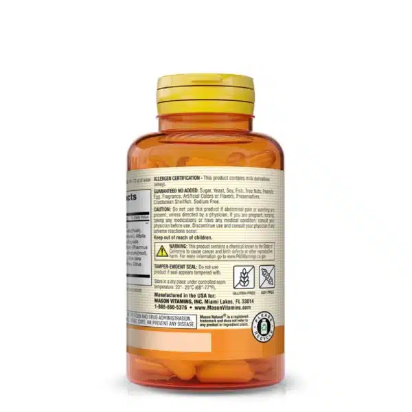 Herbal Colon Cleanser 100 Capsules Mason Natural