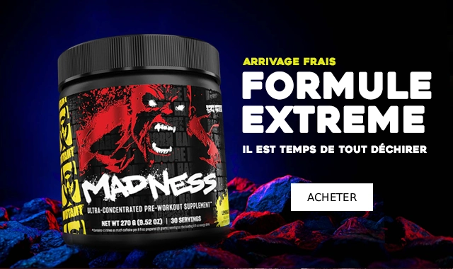 Madness Preworkout Ultra concentrat est disponible maintenant sur myprot.ma