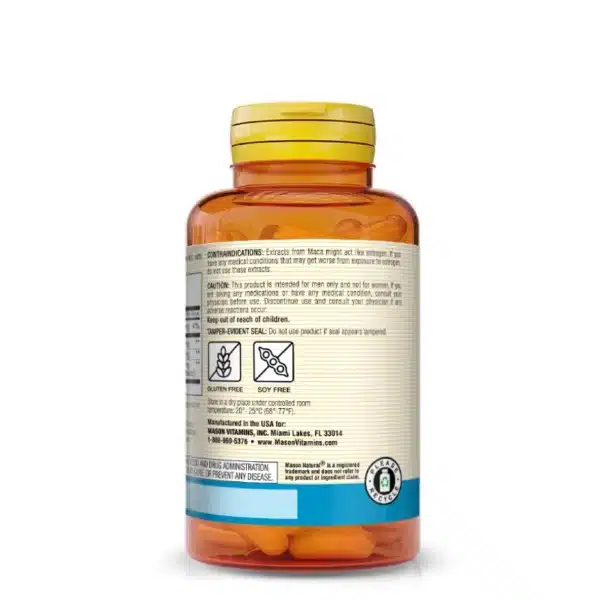 Vein Erect with L-Arginine and Maca 80 Capsules Mason Natural