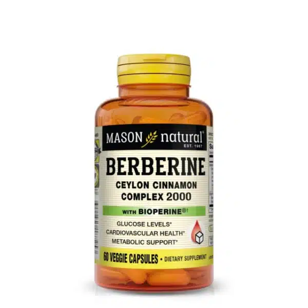 Berberine Ceylon Cinnamon Complex Mason Natural – Glycémie & Métabolisme