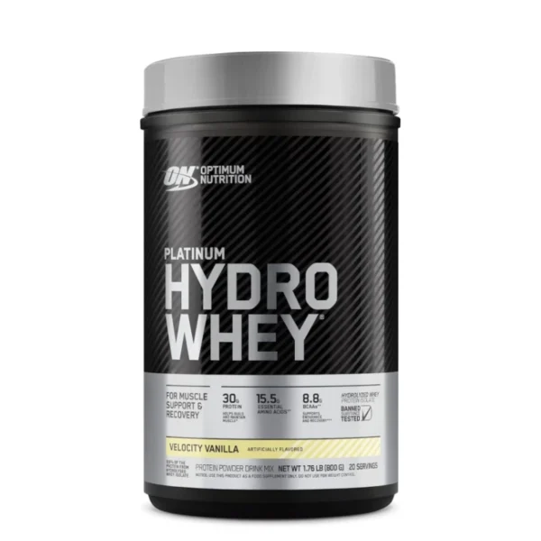 Platinum Hydro Whey Optimum Nutrition – Puissance et Récupération Rapide