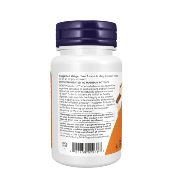 Probiotic-10™ 100 Billion 60 Veg Capsules Now