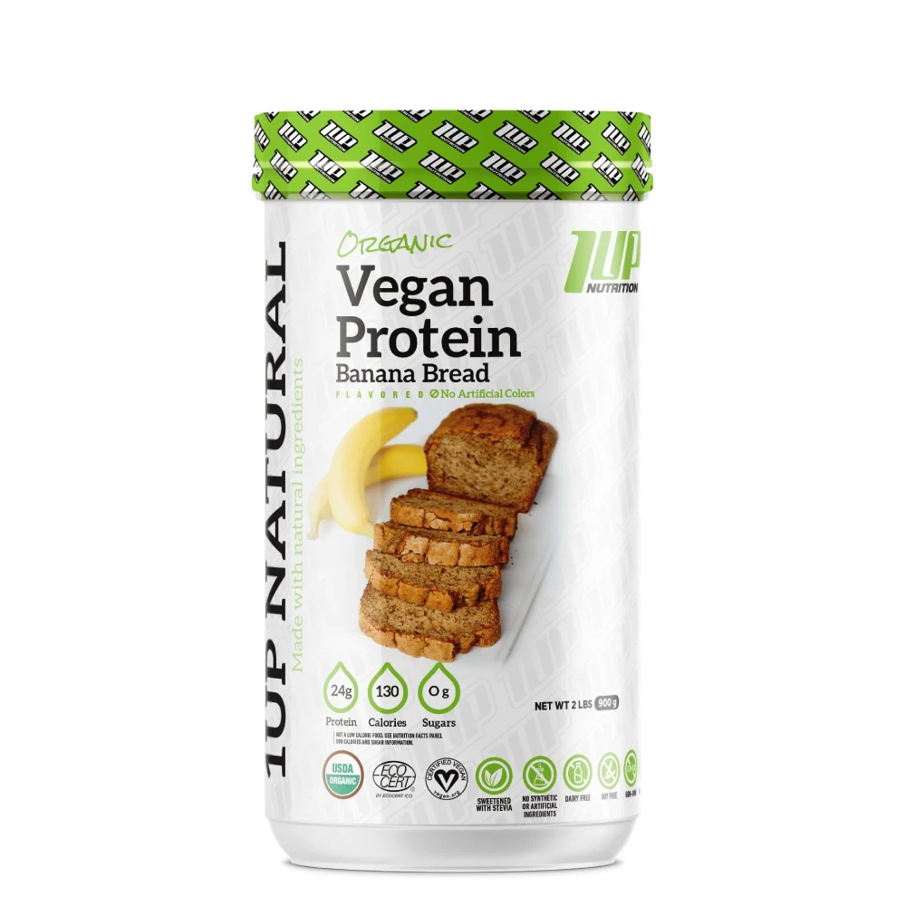 1UP Natural Organic Vegan Protein 900g 1 1UP Natural Organic Vegan Protein 900g