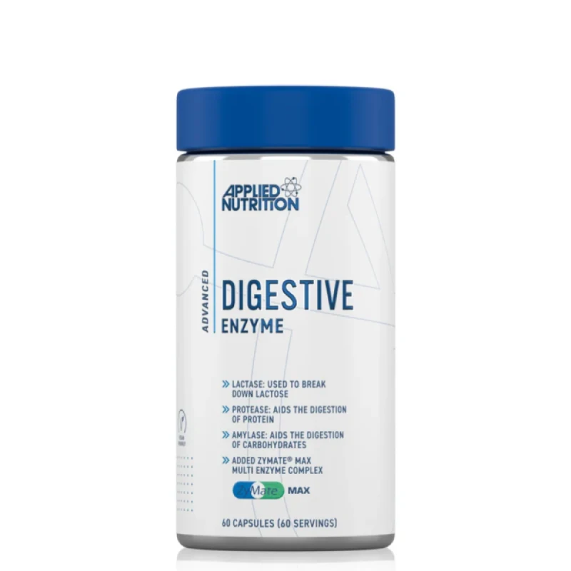 Digestive Enzyme 60 Capsules Applied Nutrition 1 Digestive Enzyme Applied Nutrition – Confort & Santé Digestive