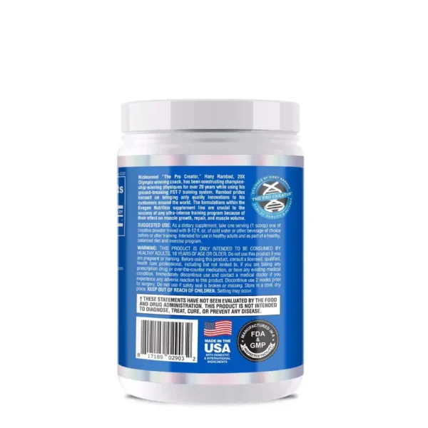 Creatine Monohydrate Micronized 300g Evogen Nutrition