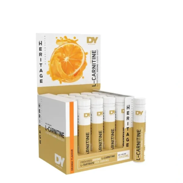 L-Carnitine L-Tartrate 3000mg Liquid Shot 20 x 25ml DY Nutrition