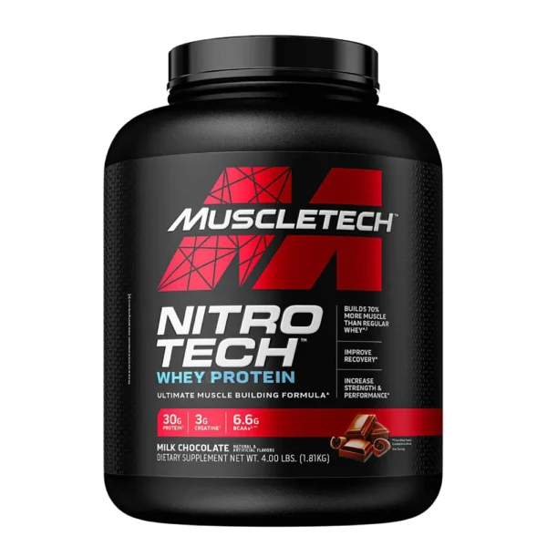 Nitro Tech 1.8kg Whey Peptides & Isolate Primary Source Muscletech