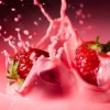 Milk-shake aux fraises