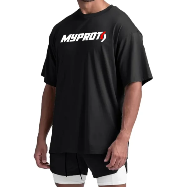 T-shirt Myprot oversize Black