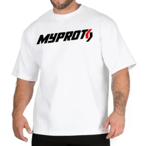 T-shirt Myprot oversize White