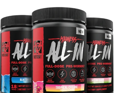 Madness All In Pre Workout 504g Mutant