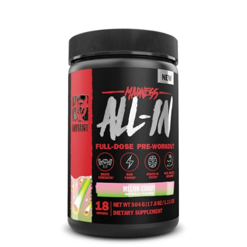 Madness All-In Pre-Workout 504g Mutant 1 Madness All-In Pre-Workout 504g Mutant