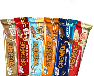 grenade high protein low sugar protein bars