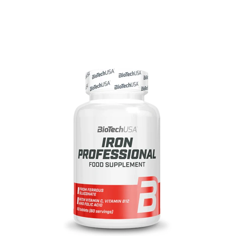 Iron Professional 60 Tablettes BiotechUSA 1 Iron Professional 60 Tablettes BiotechUSA