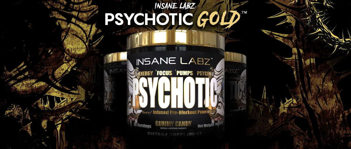 Psychotic Gold 35 Servings Insane Labz 2 insane gold banner