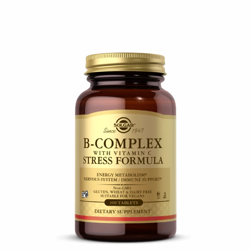 B-Complex With Vitamin C 100 Tablettes Solgar 1 B-Complex With Vitamin C 100 Tablettes Solgar