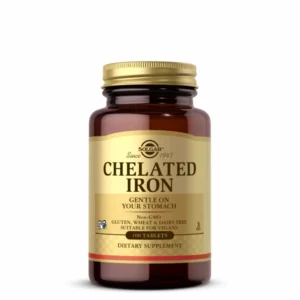 Chelated Iron 100 tablettes Solgar