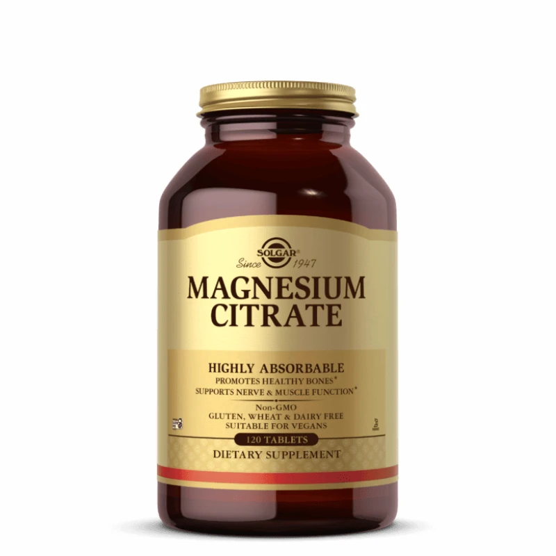 Magnesium Citrate 120 Tablettes Solgar 1 Magnesium Citrate 120 Tablettes Solgar